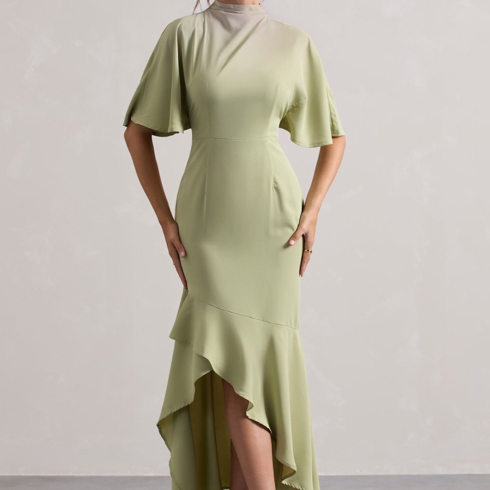 Club L London Sage High-Low Dress